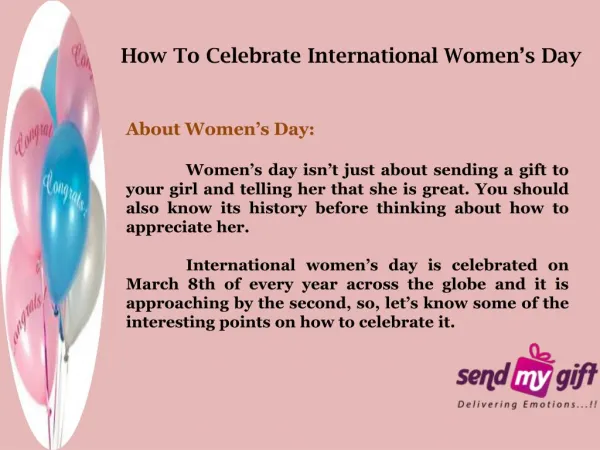 Everyone Should Know Importance of Women's Day