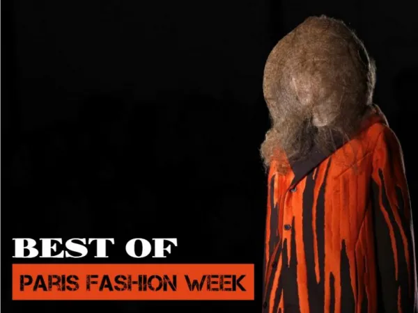 Best of Paris Fashion Week