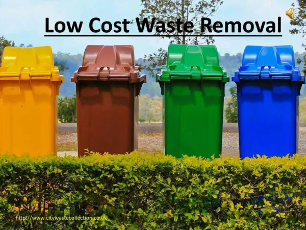 Low Cost Waste Removal