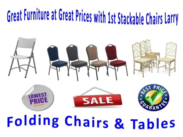 Great Furniture at Great Prices with 1st Stackable Chairs Larry