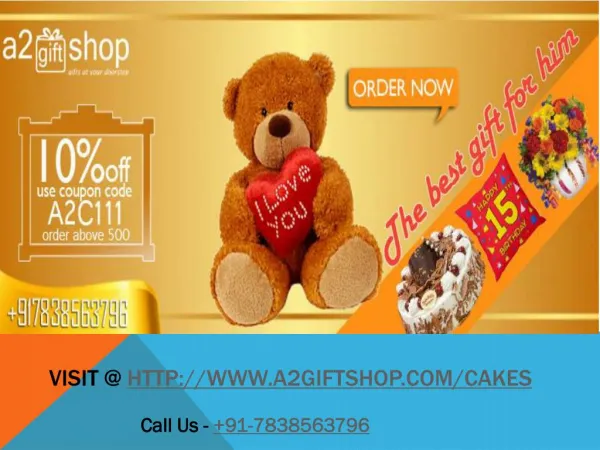 A2gift Shop'Online Cakes Delivery in India