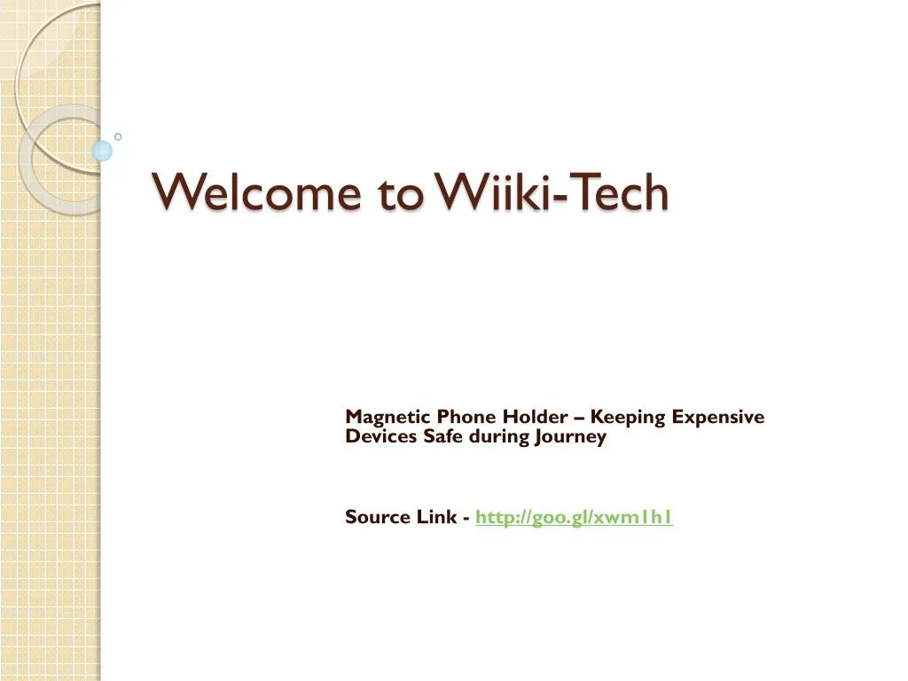 welcome to wiiki tech