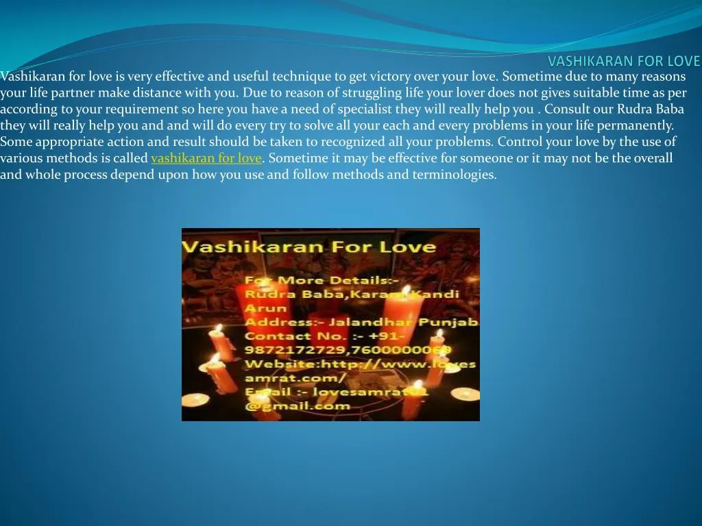 vashikaran for love