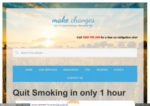 Quit Smoking Hypnosis BY Makechanges