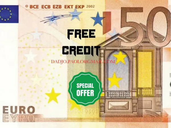 FREE CREDIT IN 12h
