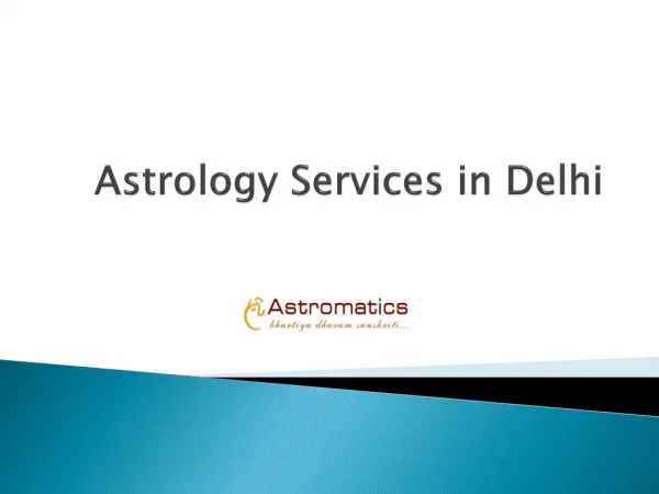 Astrology Services in Delhi