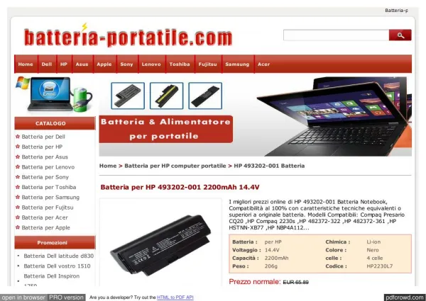 http://www.batteria-portatile.com/hp-hstnn-db31-batteria.html