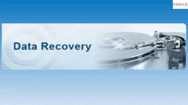 Data Recovery