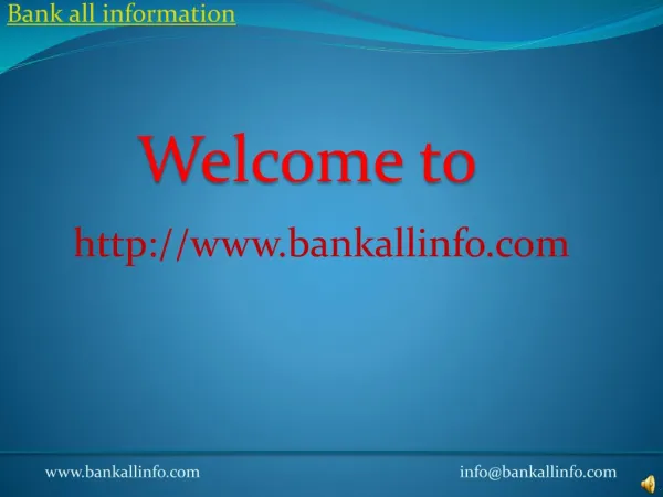 Bank All Info
