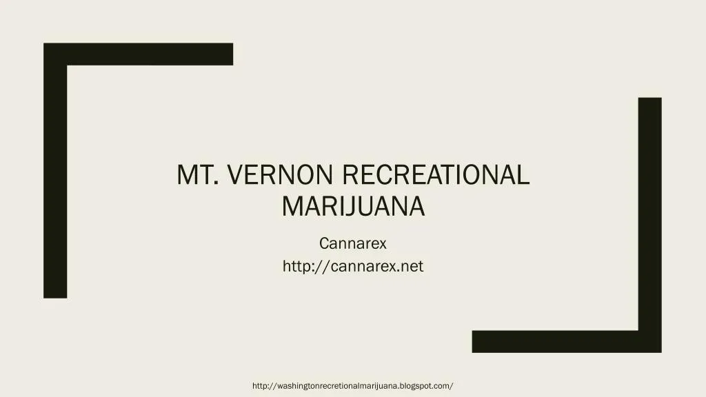 mt vernon recreational marijuana