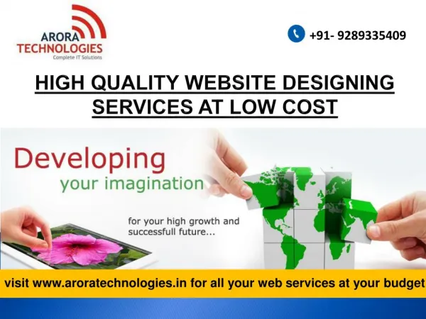 WEBSITE DESIGNING SERVICES IN INDIA