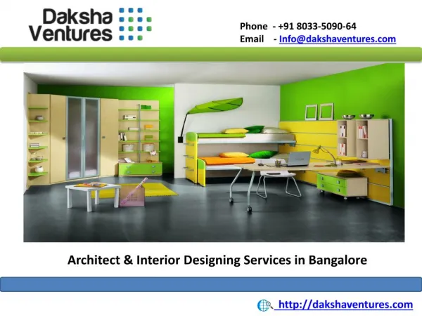 Architect & Interior Designing Services Bangalore,India