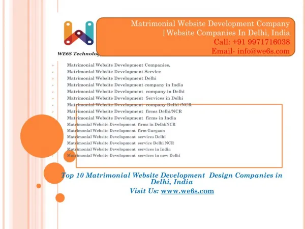 business Website Design & Development Services in Delhi, India