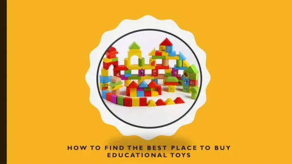How to Find the Best Place to Buy Educational Toys