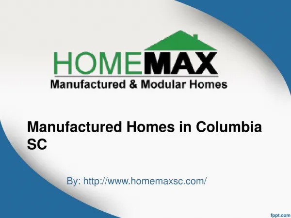 Manufactured Homes Columbia SC
