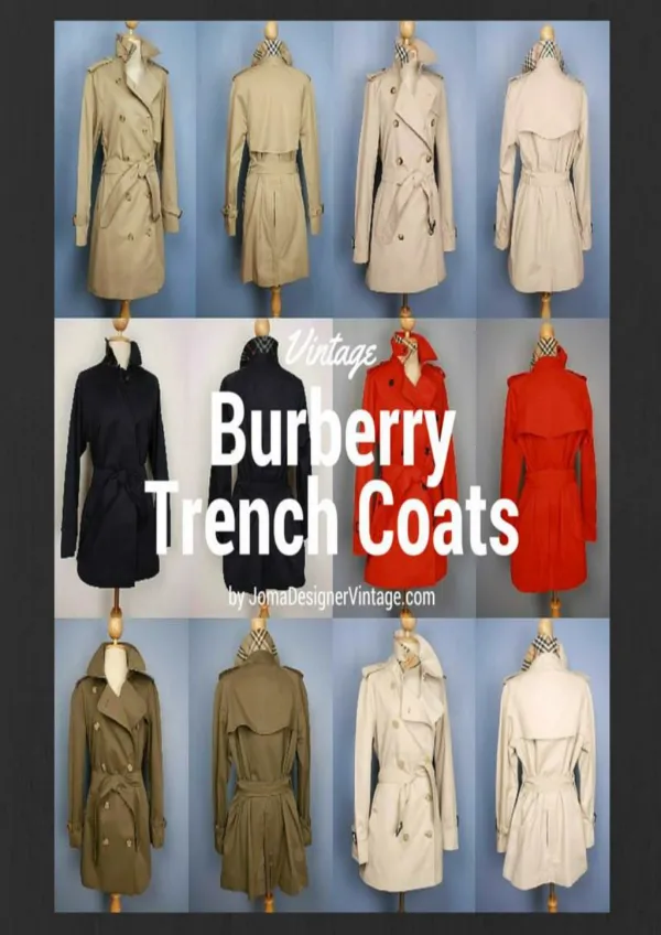 Boost Your Confidence with Vintage Trench Coats