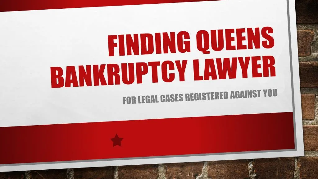 finding queens bankruptcy lawyer