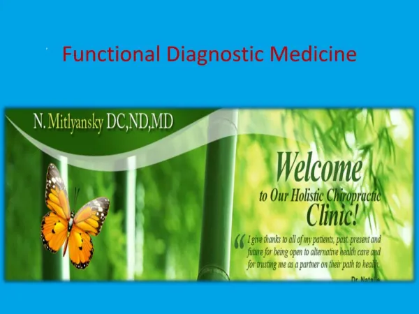 Functional Diagnostic Medicine