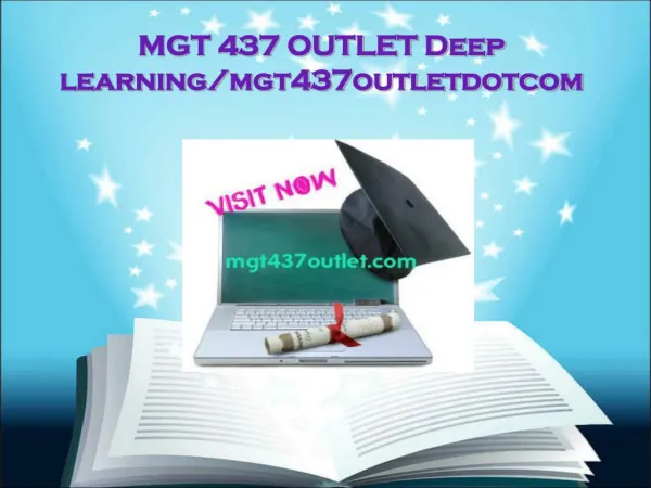 MGT 437 OUTLET Deep learning/mgt437outletdotcom