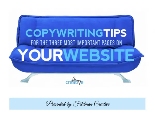 Copywriting Tips for the Three Most Important Pages on Your Website
