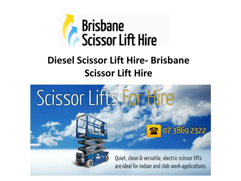 diesel scissor lift hire brisbane scissor lift hire