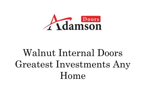Walnut Internal Doors Greatest Investments Any Home