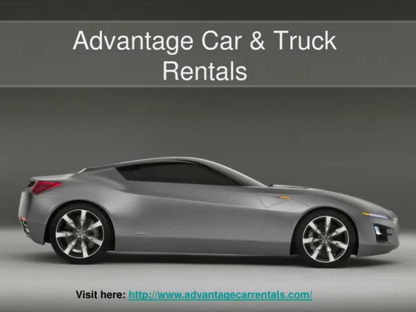 Car and Truck Rental Downtown Toronto