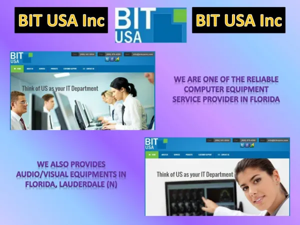 Adding or Removing Computer Equipment Service in Florida by BIT USA Inc