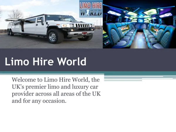 Top Reasons Why You Should Go For a Limo in Southampton