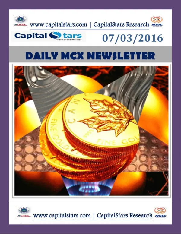 MCX NEWS LETTER