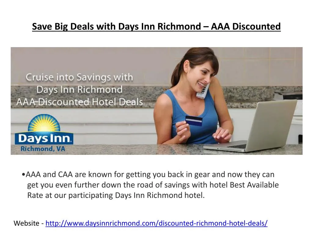 save big deals with days inn richmond aaa discounted