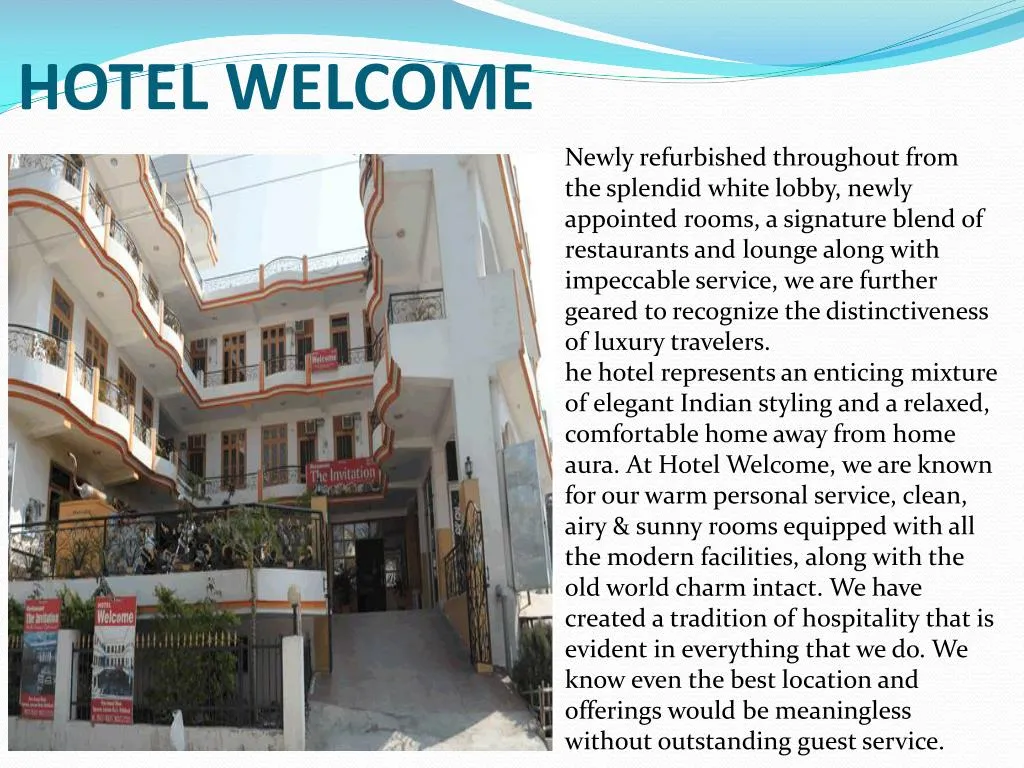 hotel welcome