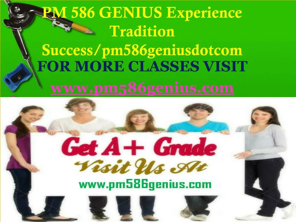 pm 586 genius experience tradition success pm586geniusdotcom
