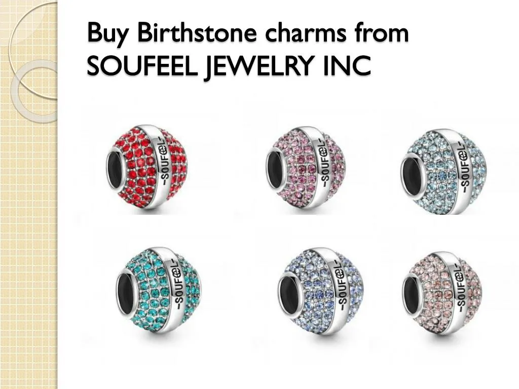 buy birthstone charms from soufeel jewelry inc