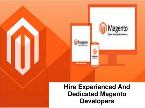 Hire Experienced And Dedicated Magento Developers