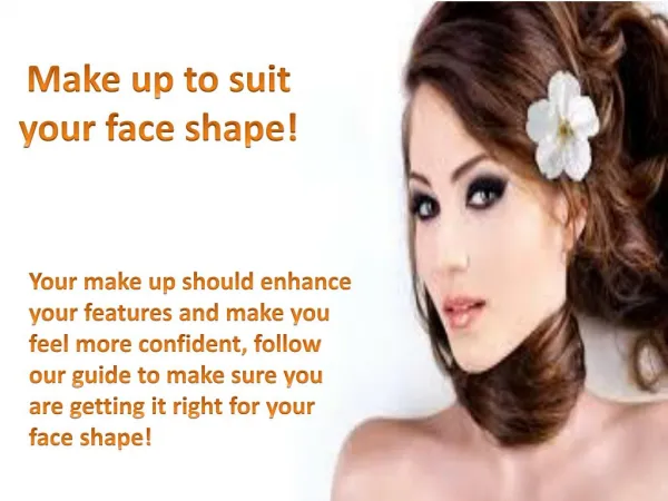 Make Up to Suit Your Face Shape