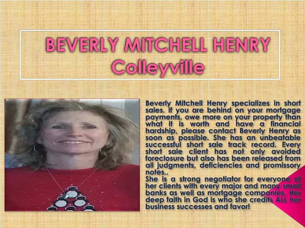 beverly mitchell henry colleyville