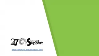 cPanel Server Management Services - slide 1