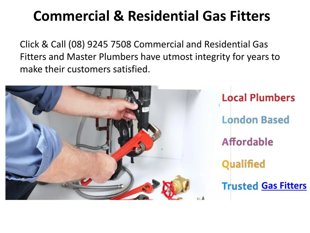 commercial residential gas fitters