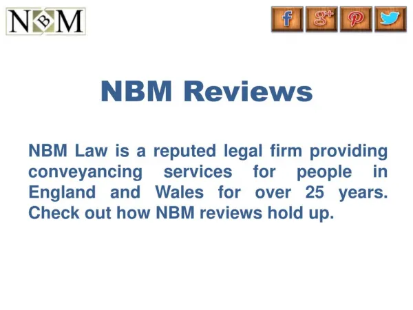 NBM Reviews