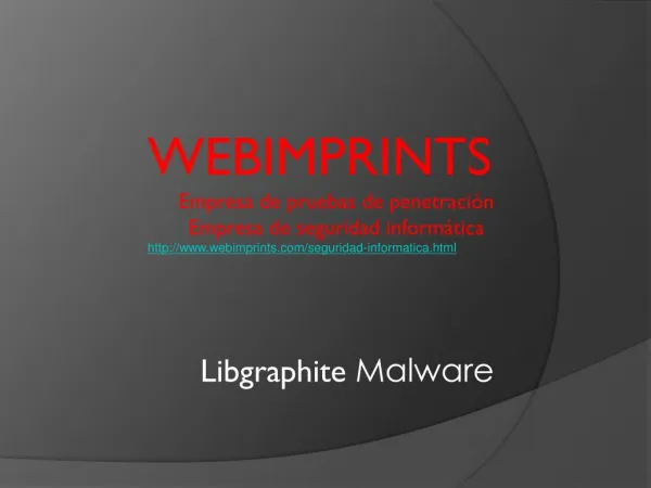 Libgraphite Malware