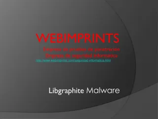 Libgraphite Malware - slide 1