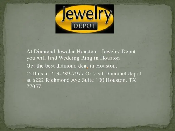 Find Wedding Rings In Houston At Diamond Jeweler Houston
