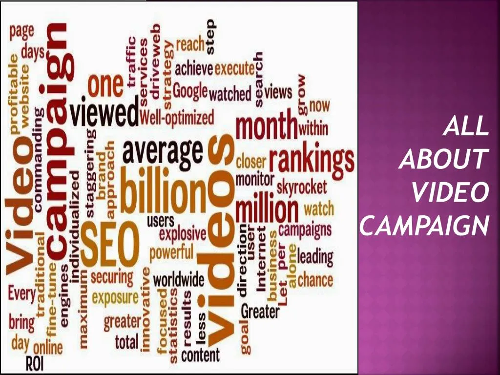 all about video campaign