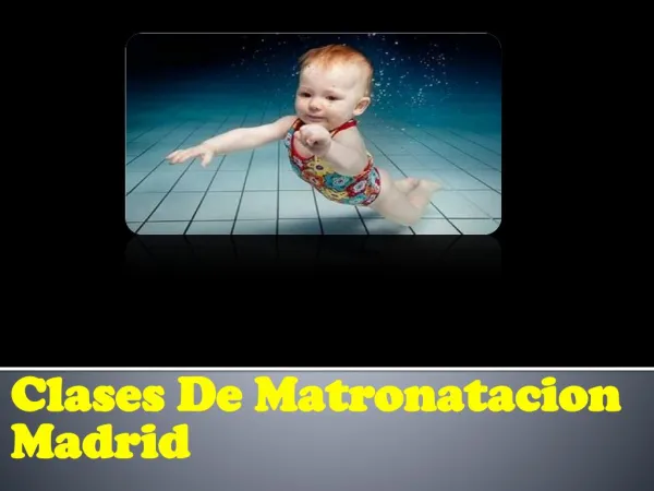Clases De Matronatacion Madrid