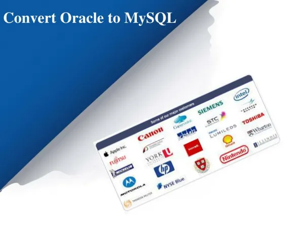 Data Loader Tool – Convert Oracle To MySQL Or Other Database Formats