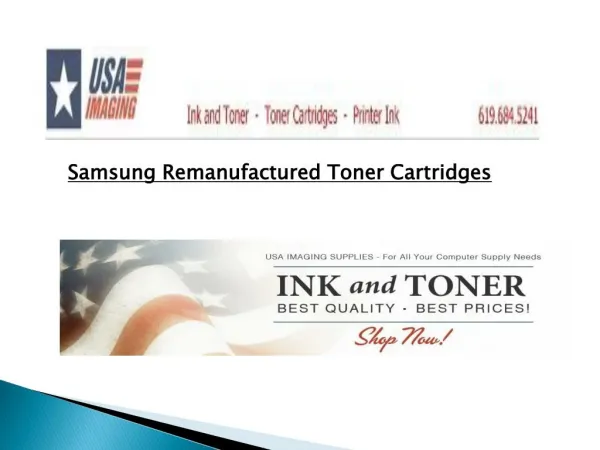 Samsung Remanufactured Toner Cartridges