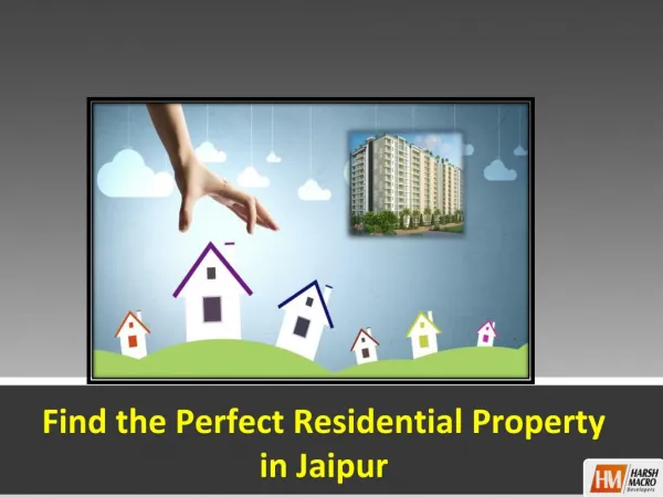 Find the Perfect Residential Property in Jaipur