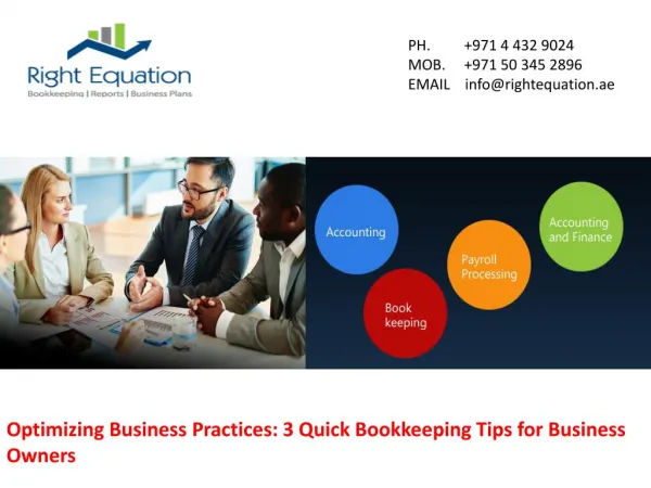Optimizing Business Practices: 3 Quick Bookkeeping Tips for Business Owners