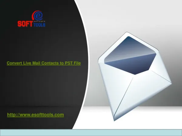 Convert Live Mail Contacts to PST